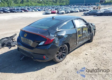 2019 Honda Civic Ex z USA, uszkodzony, nr VIN 2HGFC3B3XKH351735
